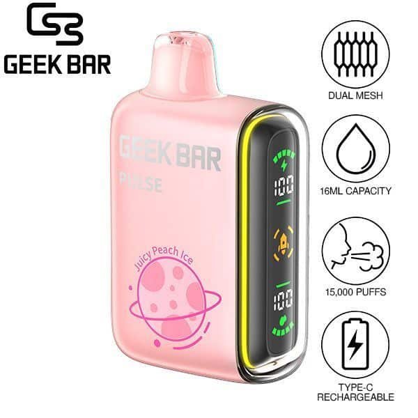 歐美爆款 geekbar 15000 puffs 一次性抛棄式電子煙 16ml油倉